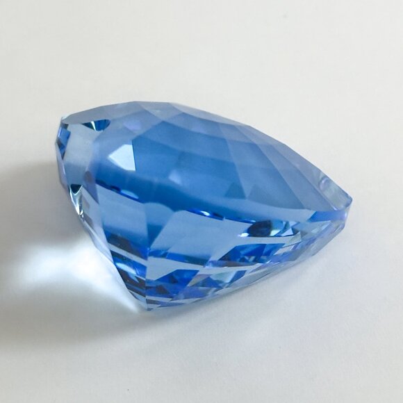 Swarovski - Vintage RETIRED Crystal Blue Faceted Heart - 1997 Limited Edition - Picture 7 of 11
